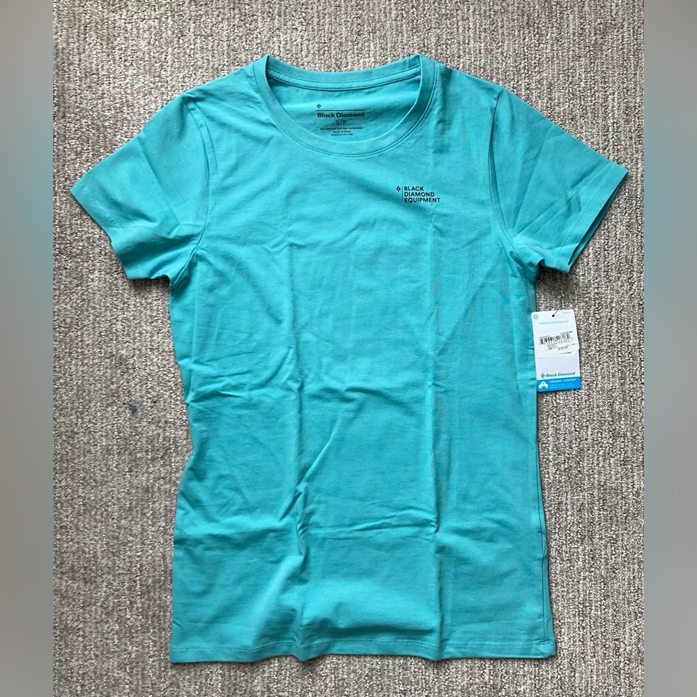 Black Diamond Women's Desert to Mountain Organic Cotton Tee BNWT